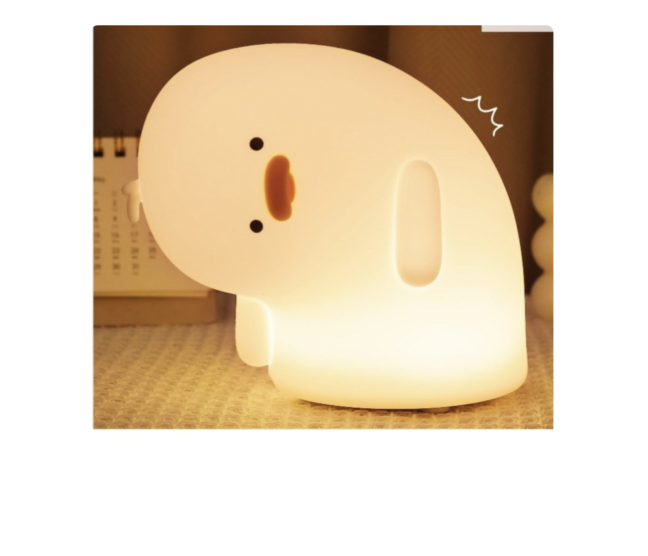 چراغ خواب سیلیکونی اردک خسته