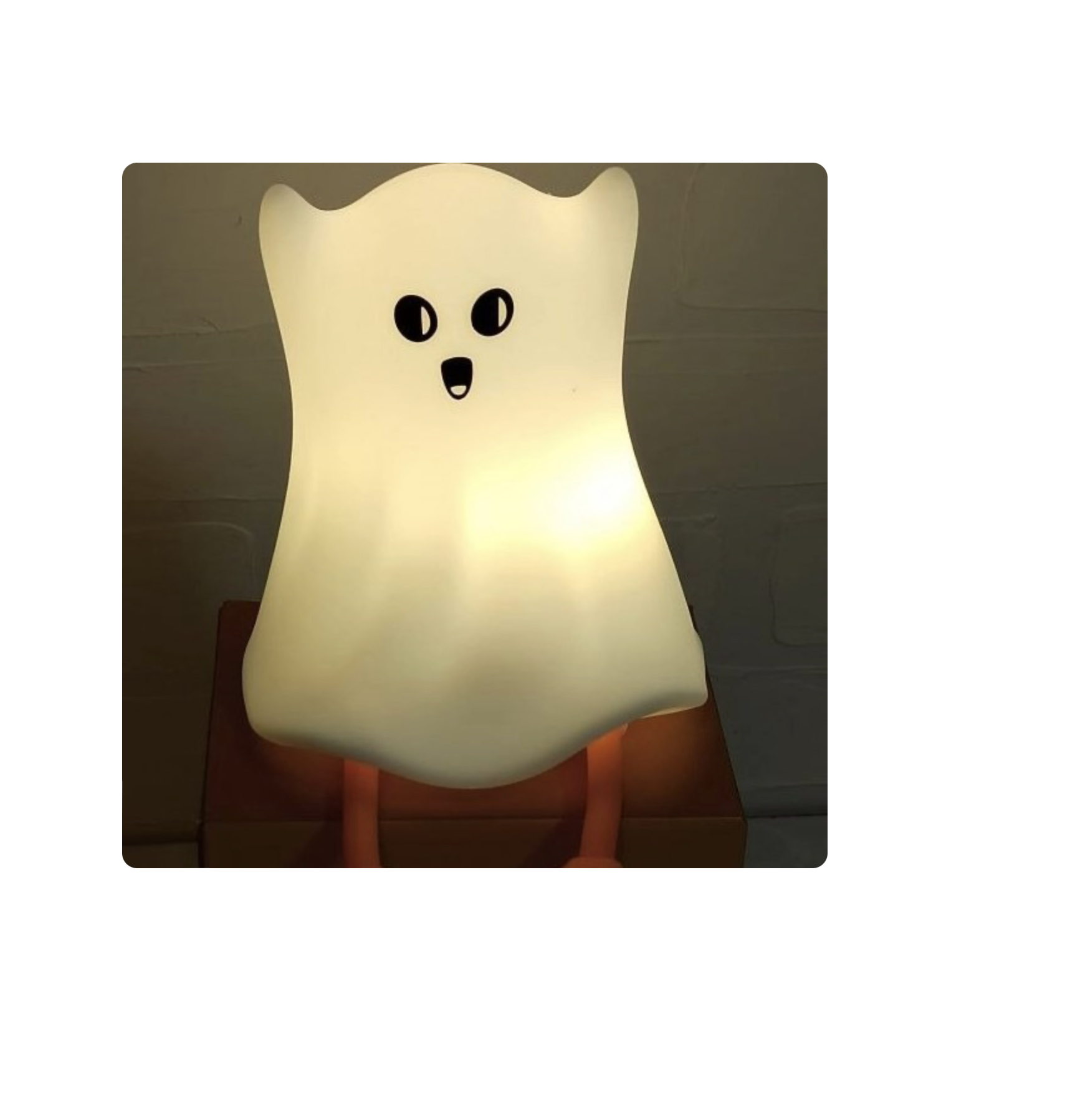 چراغ خواب سیلیکونی مدل روح فانتزی لمسی