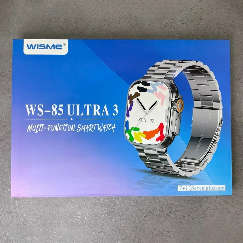 ساعت هوشمند 2.02 اینچی ویسمی مدل WS-85ULTRA3 با 7 عدد بند