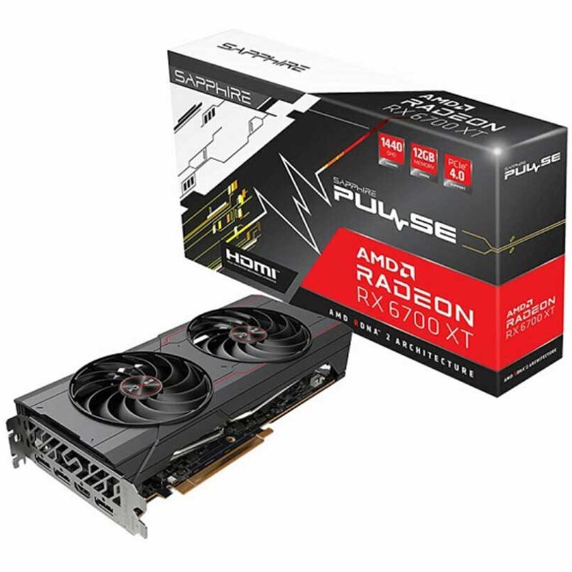 کارت گرافیک سافایر مدل PULSE RX 6700 XT حافظه 12 گیگابایت استوک